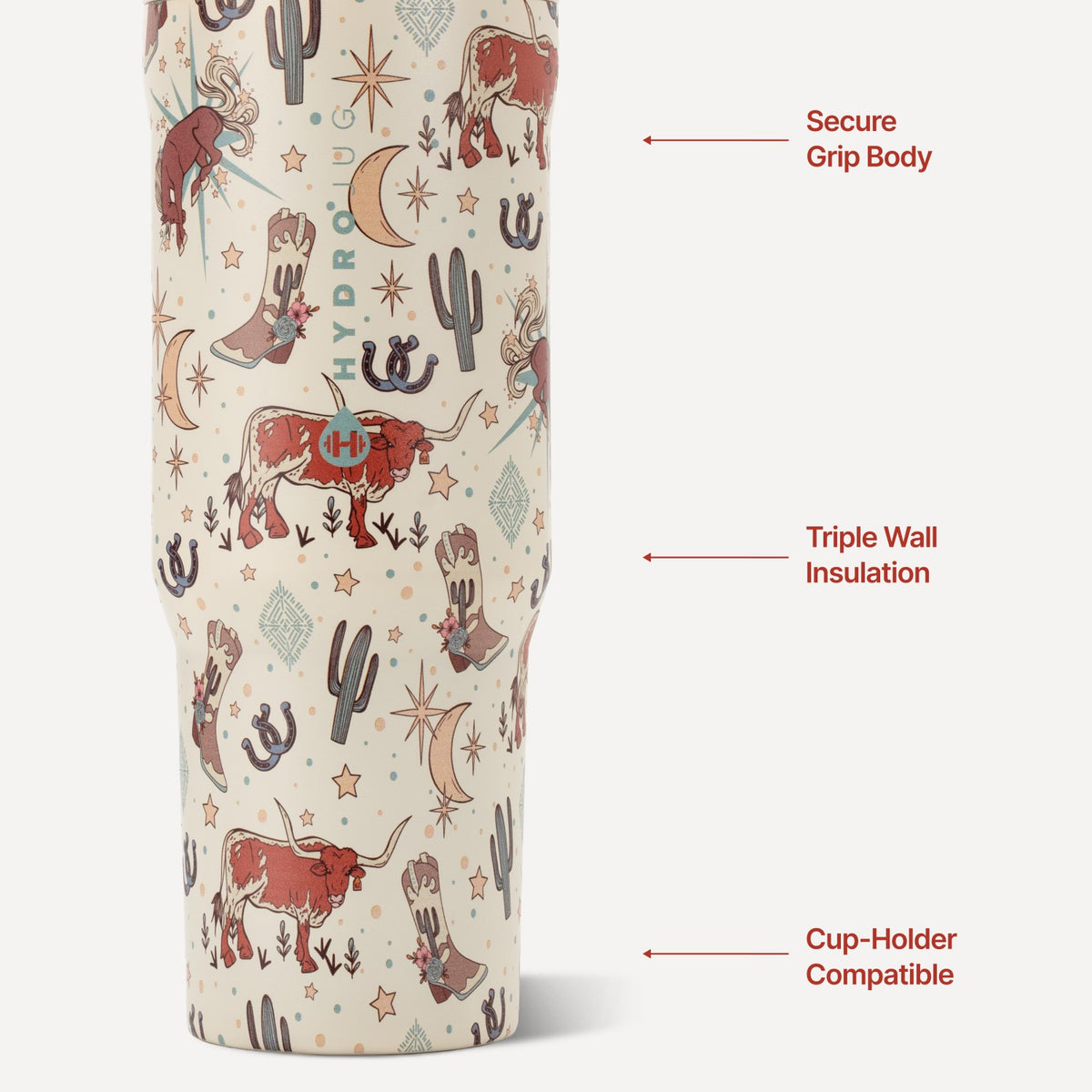 HydroJug | Sport 40oz - Large Leakproof Insulated Water Bottle – Rodeo