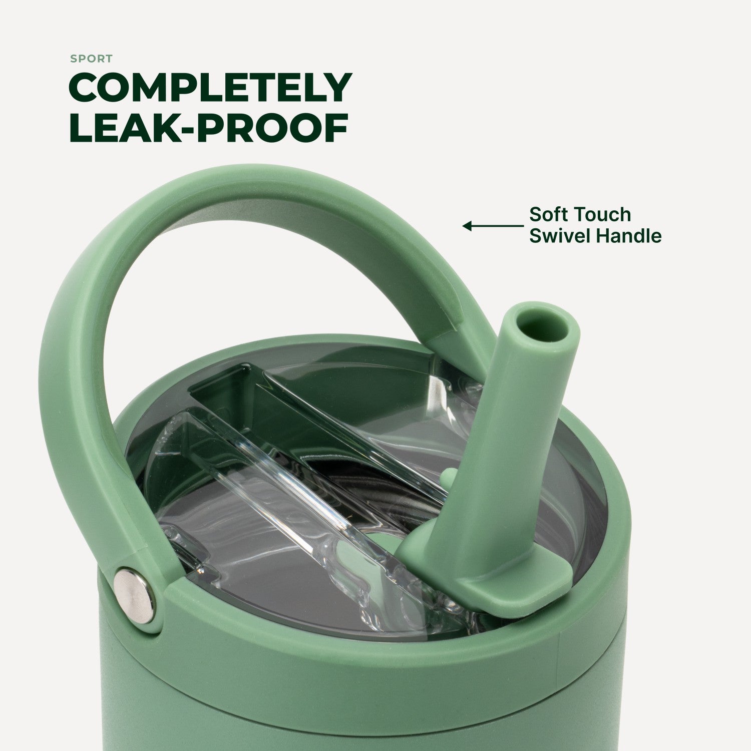 HydroJug | Sport 40oz - Large Leakproof Insulated Water Bottle – Sage
