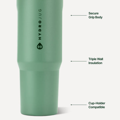 HydroJug | Sport 40oz - Large Leakproof Insulated Water Bottle – Sage