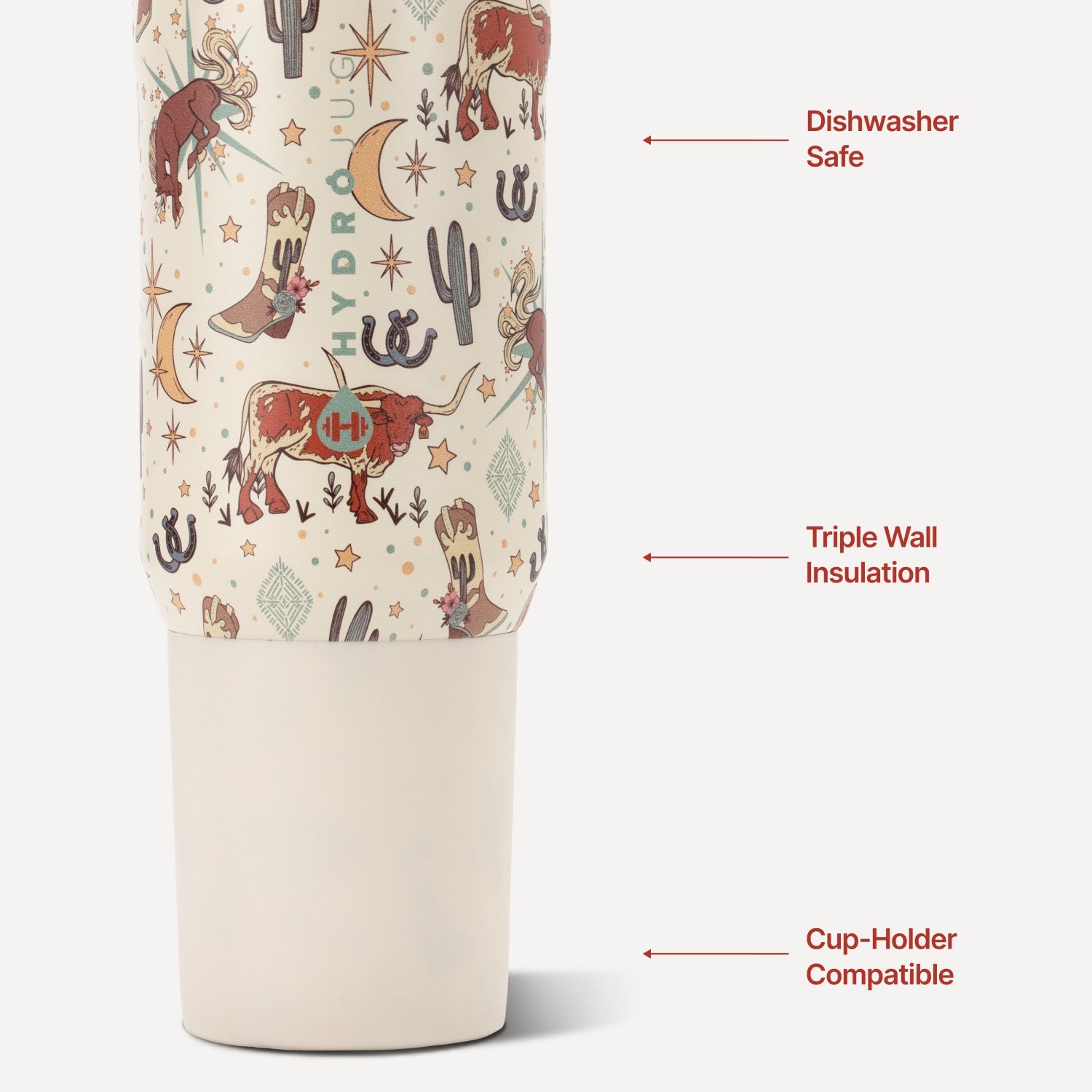 HydroJug | Sport 20oz - Insulated Water Bottle, Leakproof Flip Straw – Rodeo