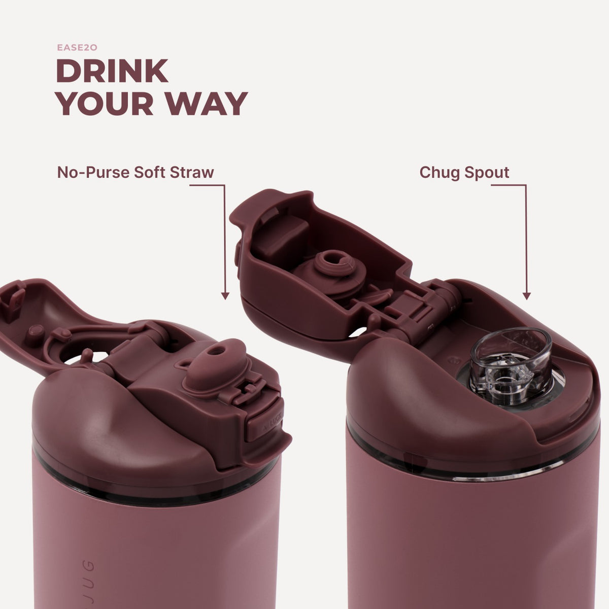 HydroJug | Ease2o 40oz - Canyon Rose
