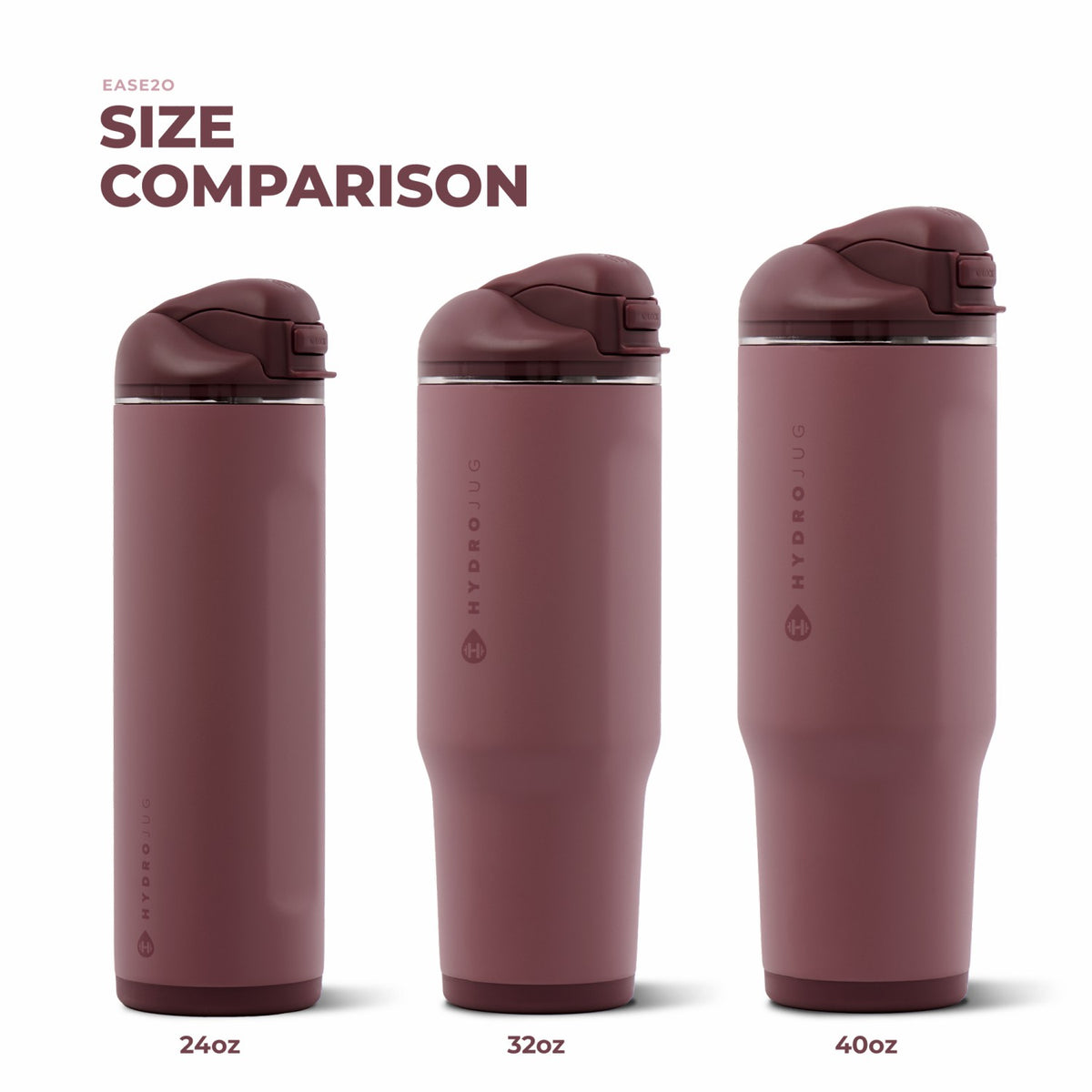 HydroJug | Ease2o 40oz - Canyon Rose
