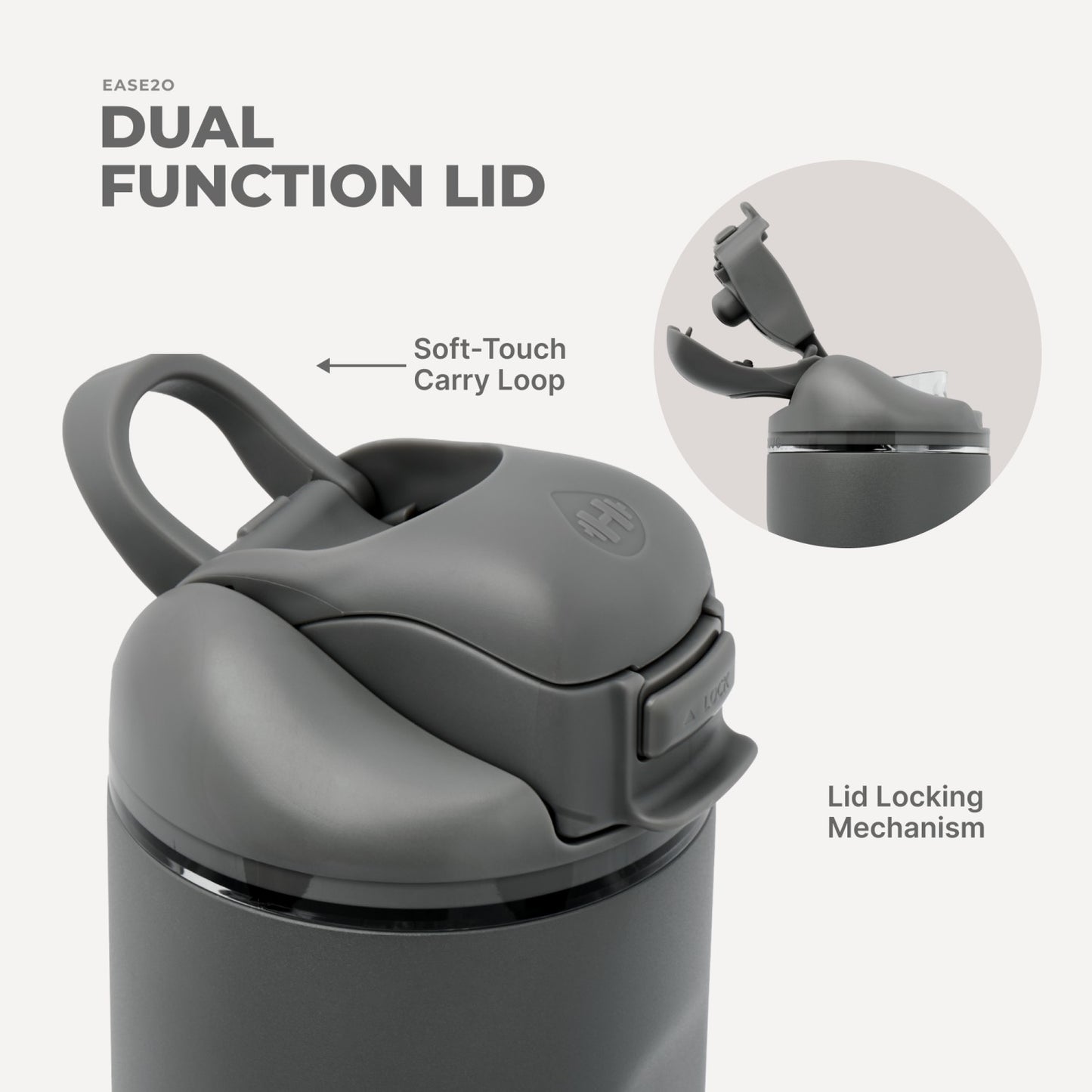 HydroJug | Ease2o 40oz - Stone