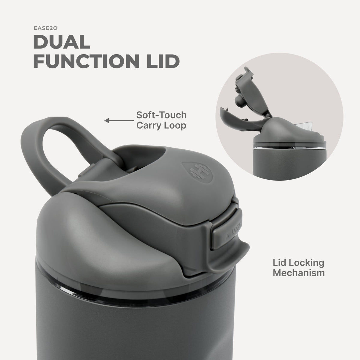 HydroJug | Ease2o 40oz - Stone