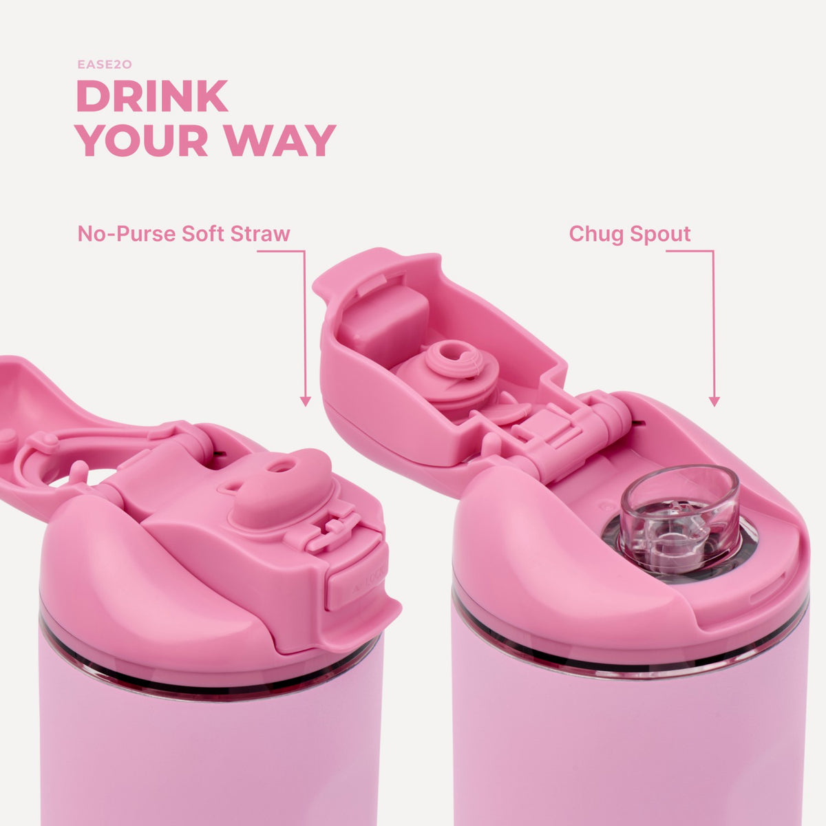 HydroJug | Ease2o 32oz - Petal