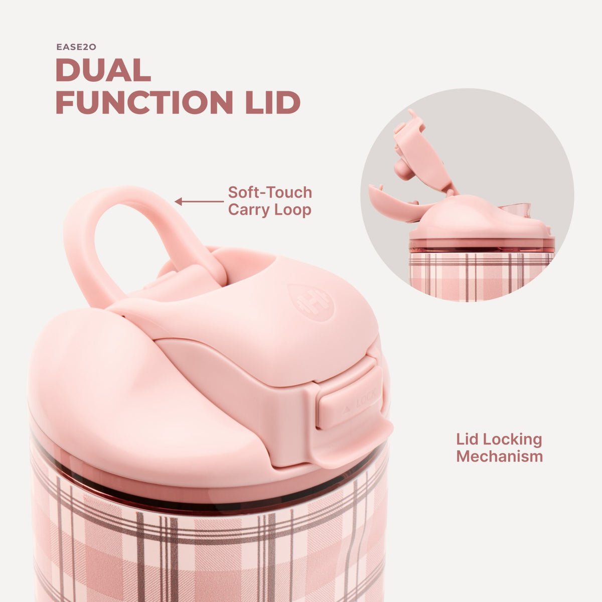 HydroJug | Ease2o 32oz - Pillow Talk Plaid