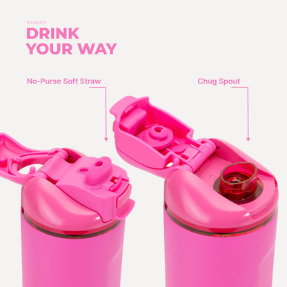 HydroJug | Ease2o 32oz - Compact Water Bottle with Straw & Chug Spout – Razzle
