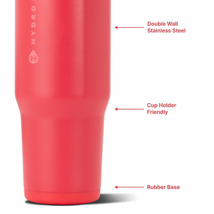 HydroJug | Ease2o 32oz - Compact Water Bottle with Straw & Chug Spout – Fruit Punch