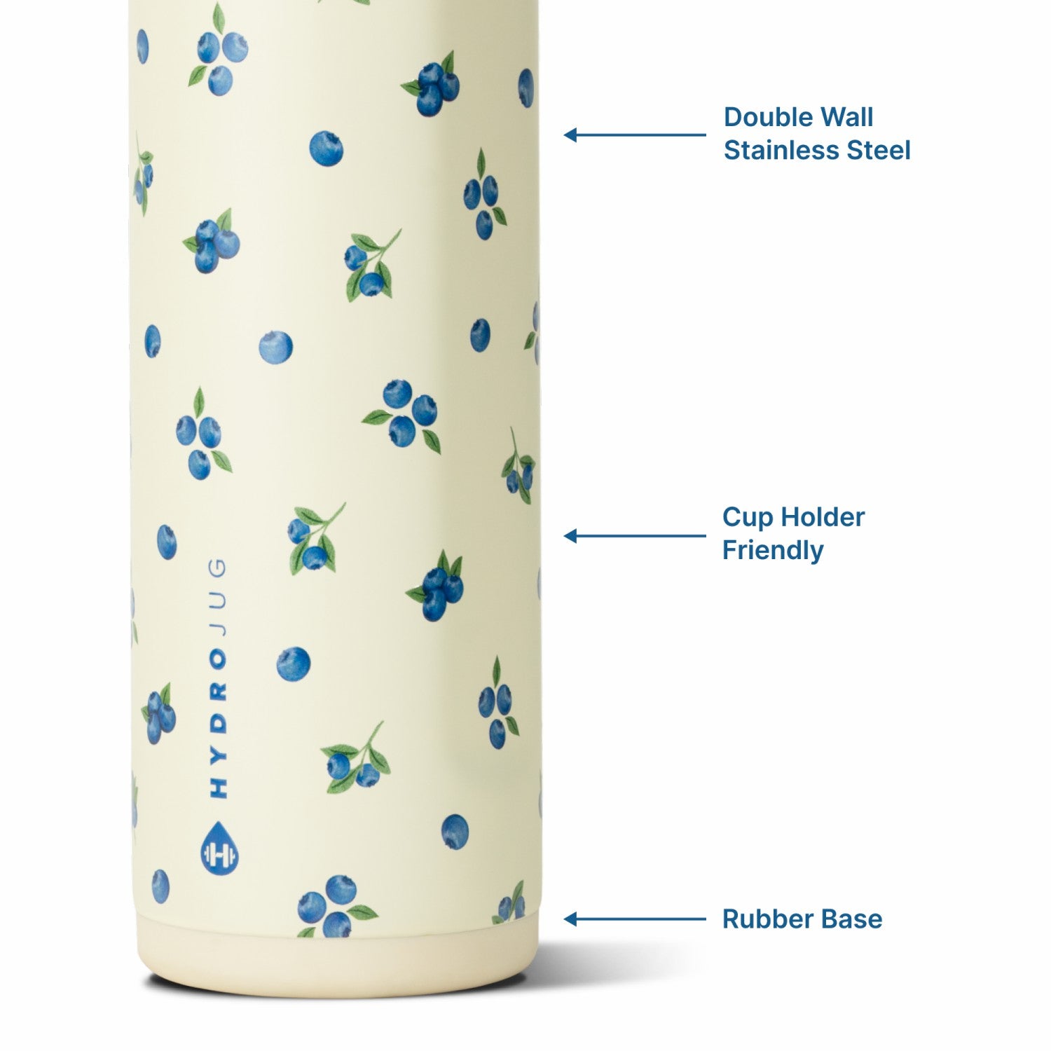 HydroJug | Ease2o 24oz - 2-in-1 Water Bottle with Soft Straw & Chug Spout – Freshly Pick'd