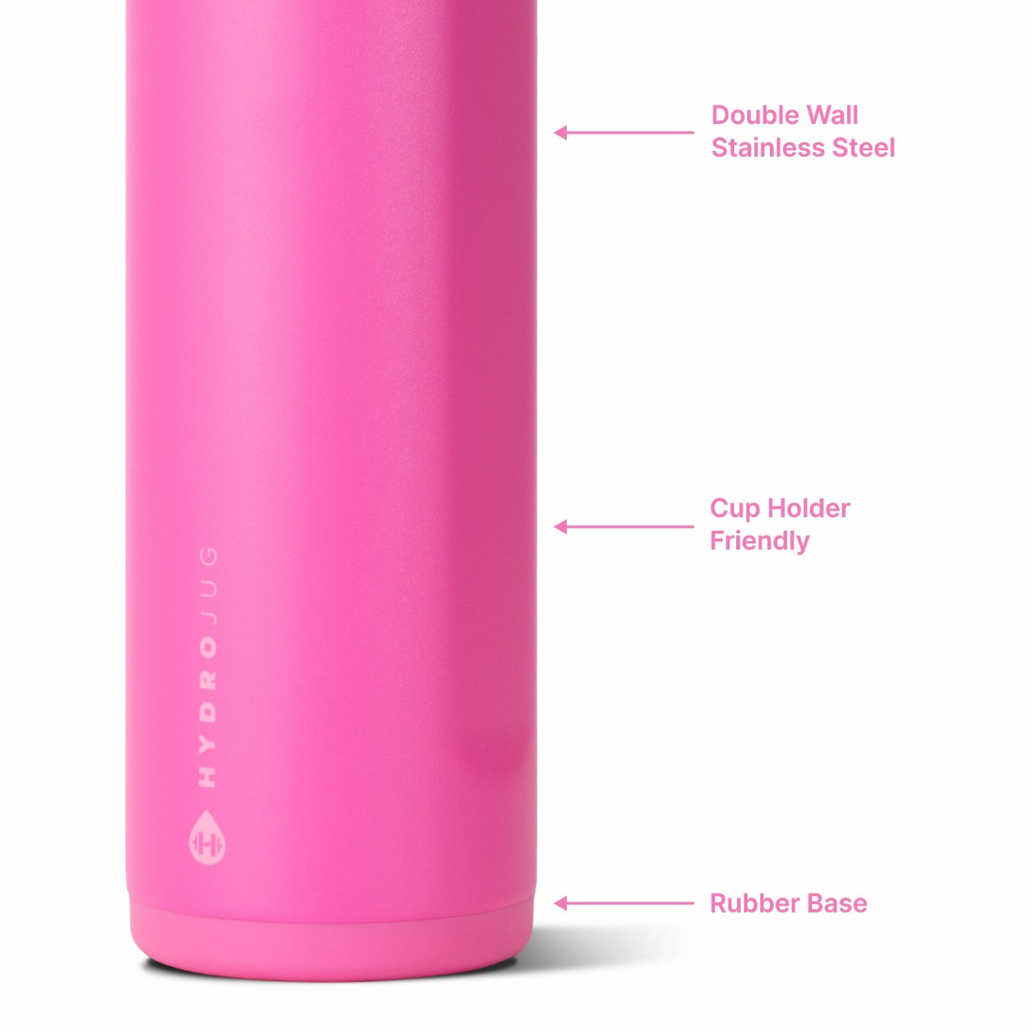 HydroJug | Ease2o 24oz - 2-in-1 Water Bottle with Soft Straw & Chug Spout – Razzle