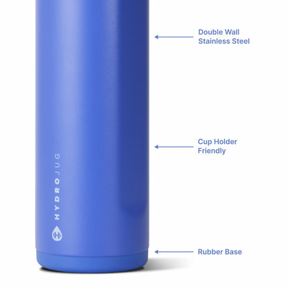 HydroJug | Ease2o 24oz - 2-in-1 Water Bottle with Soft Straw & Chug Spout – Berry Pop