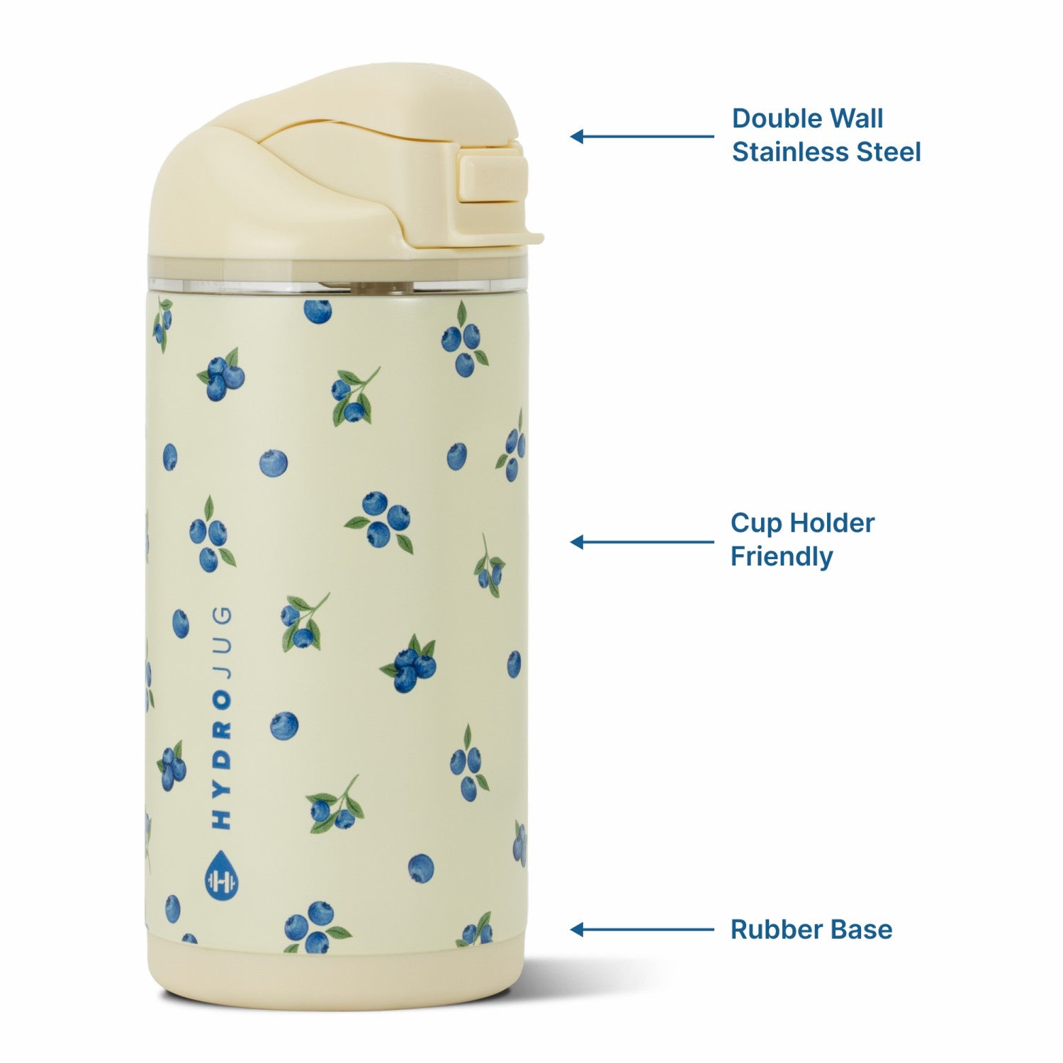 HydroJug | Ease2o 14oz - Leakproof 2-in-1 Kids Water Bottle with Straw & Chug Spout – Freshly Pick'd