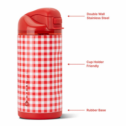 HydroJug | Ease2o 14oz - Leakproof 2-in-1 Kids Water Bottle with Straw & Chug Spout – Summer Picnic