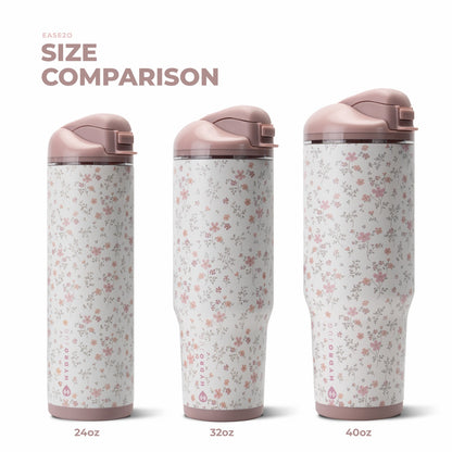 HydroJug | Ease2o 32oz - Compact Water Bottle with Straw & Chug Spout – Magnolia