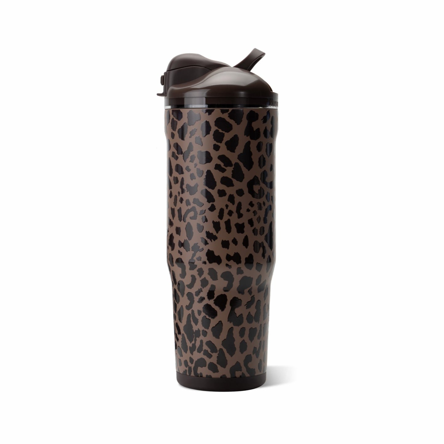 HydroJug | Ease2o 40oz - Dual-Function Water Bottle with Straw & Chug Spout – Brown Leopard