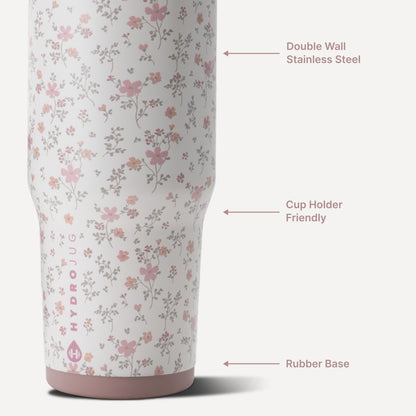 HydroJug | Ease2o 40oz - Dual-Function Water Bottle with Straw & Chug Spout – Magnolia