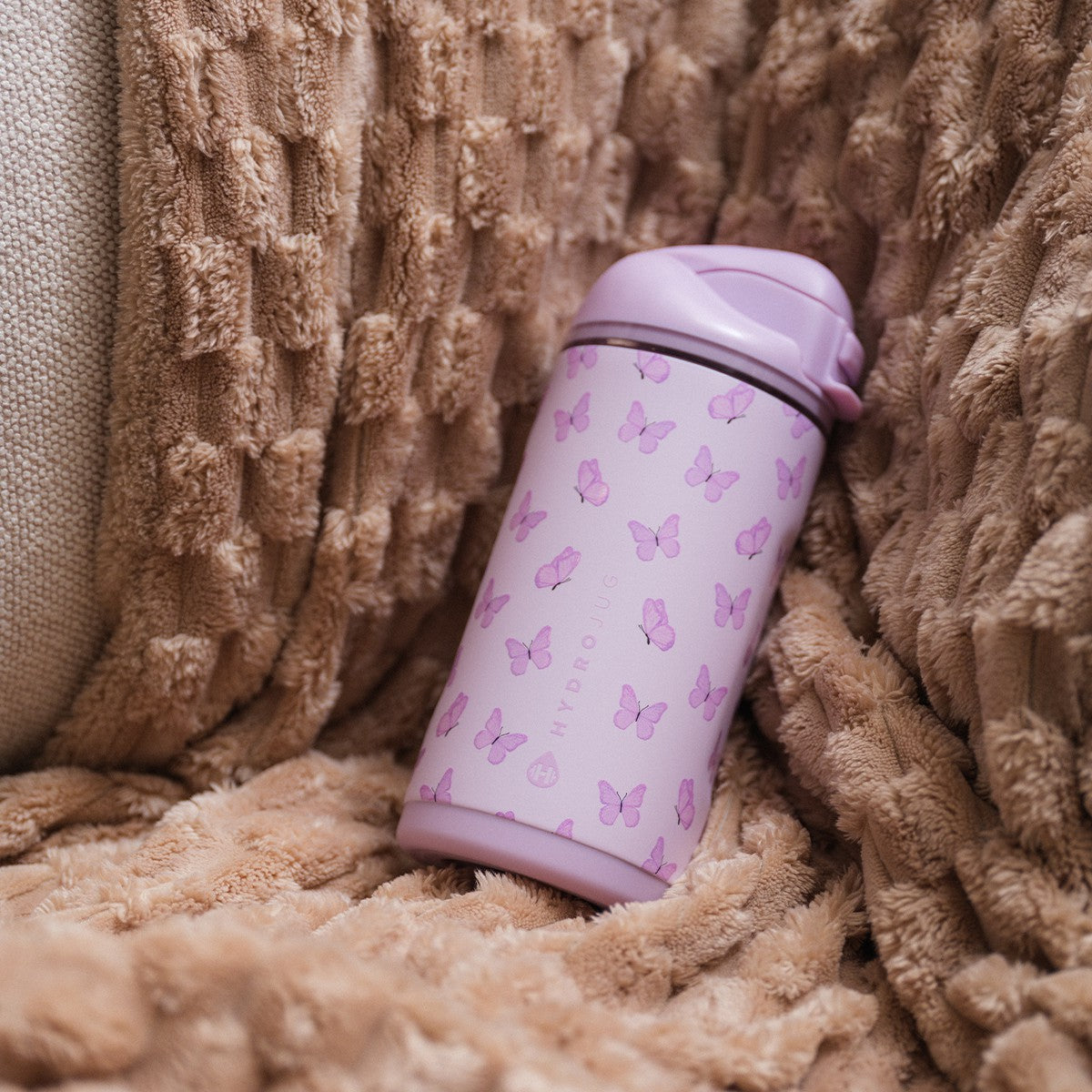 HydroJug | Ease2o 14oz - Leakproof 2-in-1 Kids Water Bottle with Straw & Chug Spout – Flutter