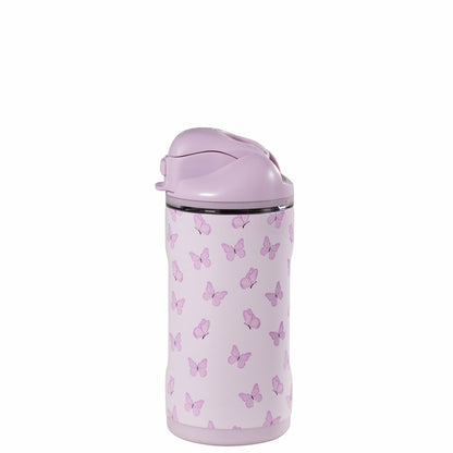 HydroJug | Ease2o 14oz - Leakproof 2-in-1 Kids Water Bottle with Straw & Chug Spout – Flutter