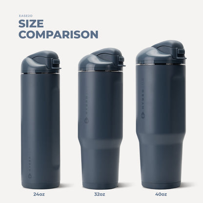 HydroJug | Ease2o 32oz - Compact Water Bottle with Straw & Chug Spout – Cascade