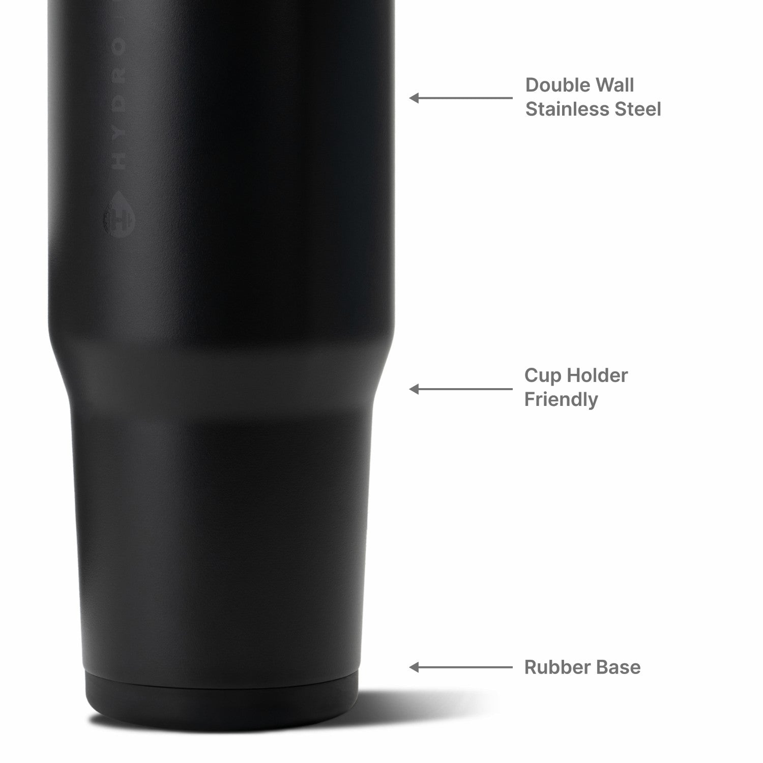 HydroJug | Ease2o 40oz - Dual-Function Water Bottle with Straw & Chug Spout – Black