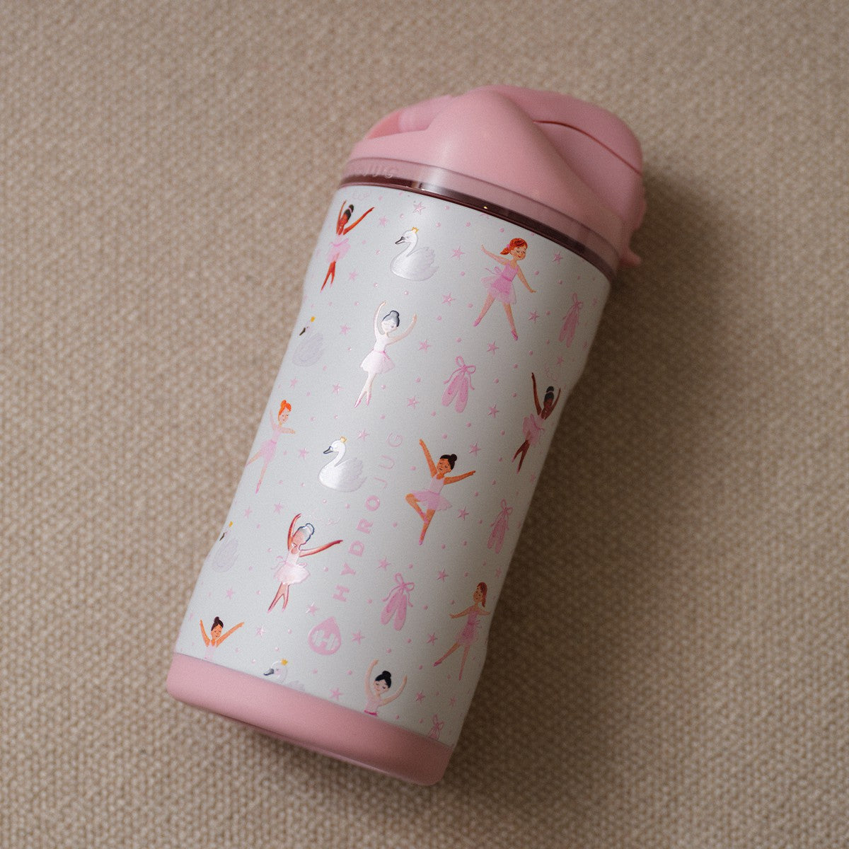 HydroJug | Ease2o 14oz - Leakproof 2-in-1 Kids Water Bottle with Straw & Chug Spout – Ballerina