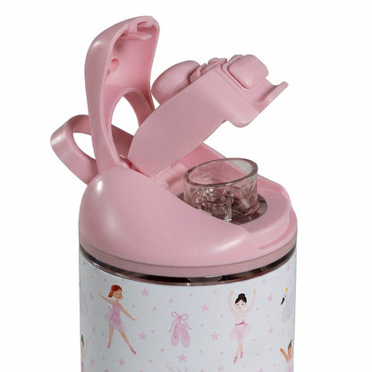 HydroJug | Ease2o 14oz - Leakproof 2-in-1 Kids Water Bottle with Straw & Chug Spout – Ballerina