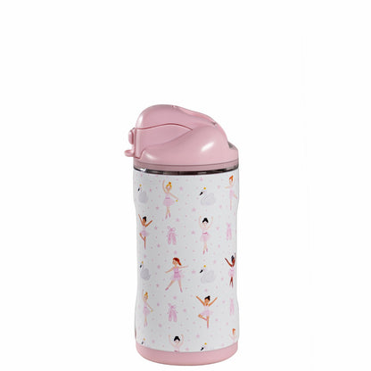 HydroJug | Ease2o 14oz - Leakproof 2-in-1 Kids Water Bottle with Straw & Chug Spout – Ballerina
