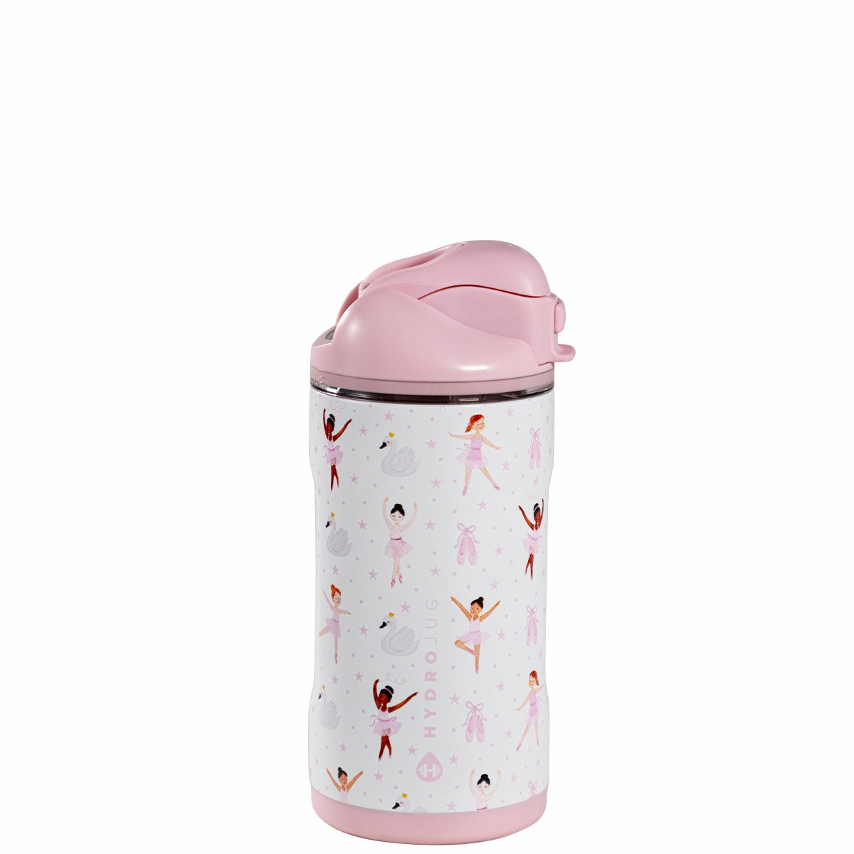HydroJug | Ease2o 14oz - Leakproof 2-in-1 Kids Water Bottle with Straw & Chug Spout – Ballerina