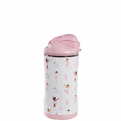 HydroJug | Ease2o 14oz - Leakproof 2-in-1 Kids Water Bottle with Straw & Chug Spout – Ballerina
