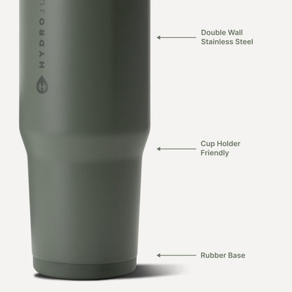 HydroJug | Ease2o 32oz - Compact Water Bottle with Straw & Chug Spout – Courtyard