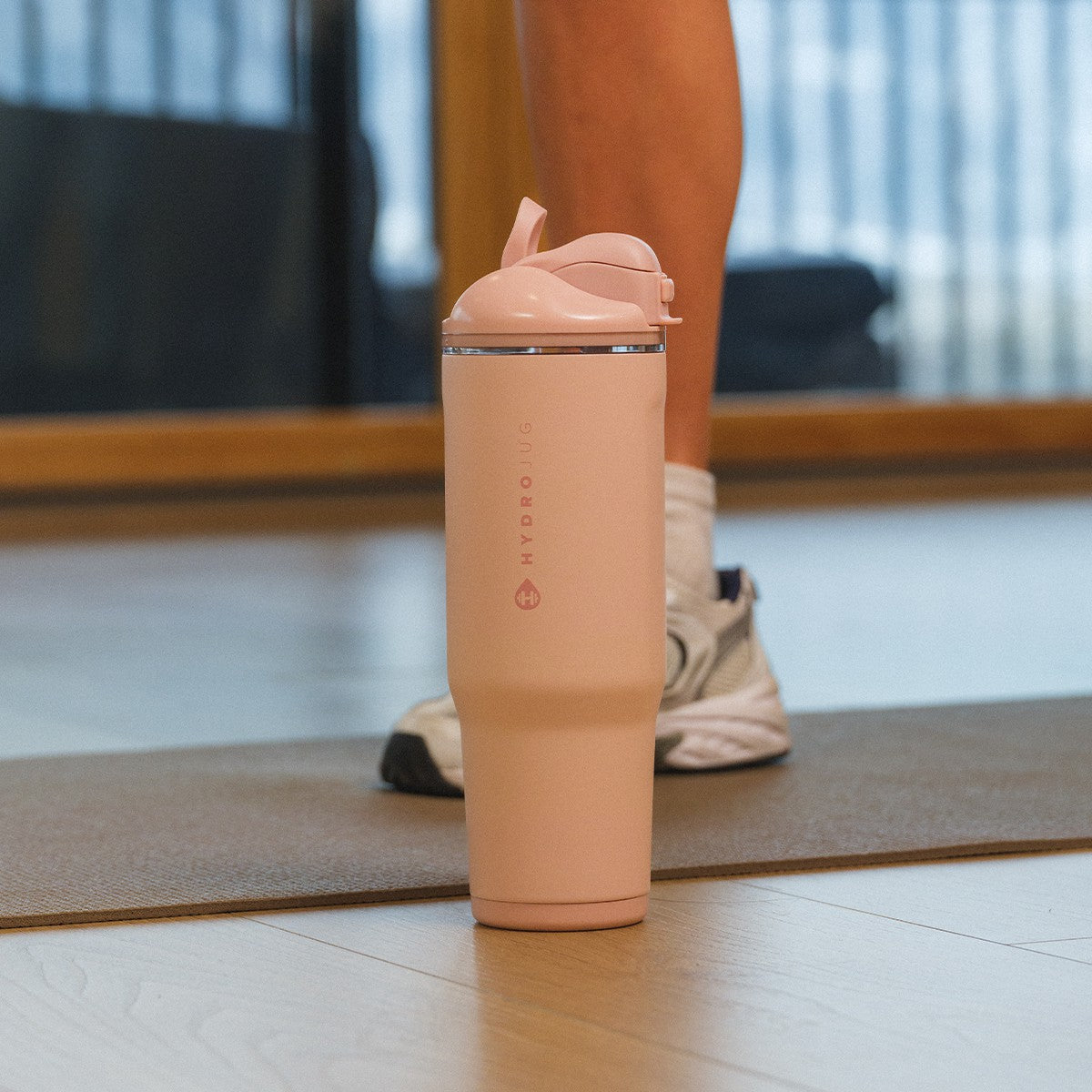 HydroJug | Ease2o 32oz - Compact Water Bottle with Straw & Chug Spout – Dusty Rose