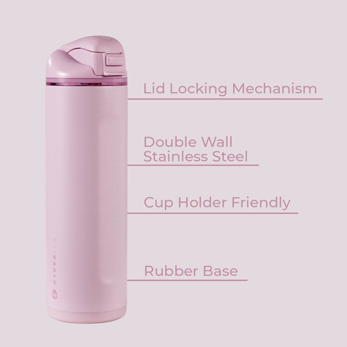 HydroJug | Ease2o 24oz - 2-in-1 Water Bottle with Soft Straw & Chug Spout – Sweet Pea