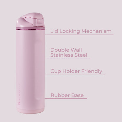 HydroJug | Ease2o 24oz - 2-in-1 Water Bottle with Soft Straw & Chug Spout – Sweet Pea