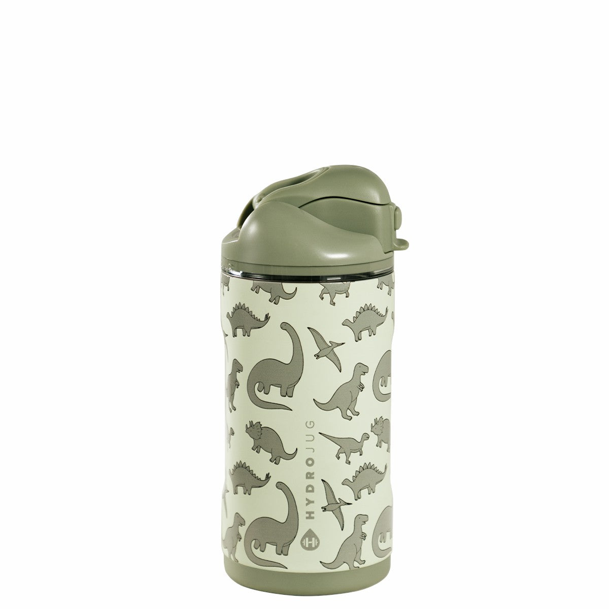 HydroJug | Ease2o 14oz - Leakproof 2-in-1 Kids Water Bottle with Straw & Chug Spout – Dinosaur