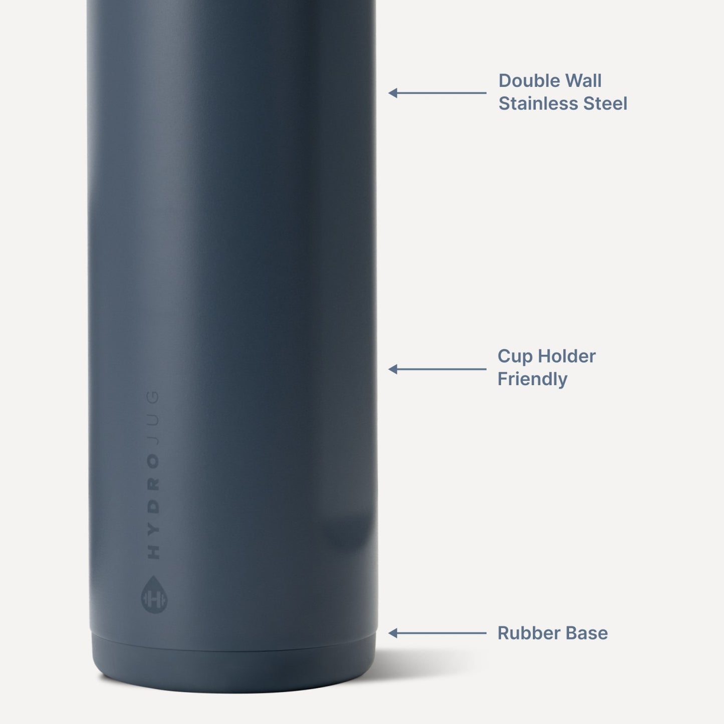 HydroJug | Ease2o 24oz - 2-in-1 Water Bottle with Soft Straw & Chug Spout – Cascade