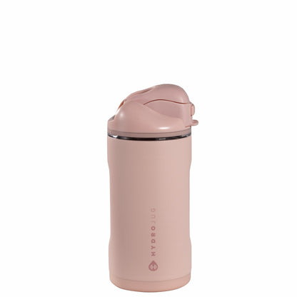 HydroJug | Ease2o 14oz - Leakproof 2-in-1 Kids Water Bottle with Straw & Chug Spout – Dusty Rose