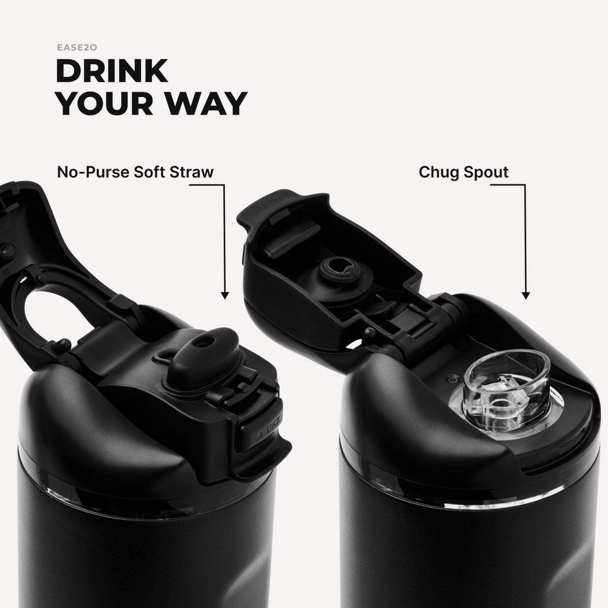 HydroJug | Ease2o 14oz - Black