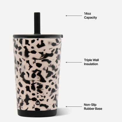 HydroJug | Everyday Tumbler 14oz - Blonde Tortoise