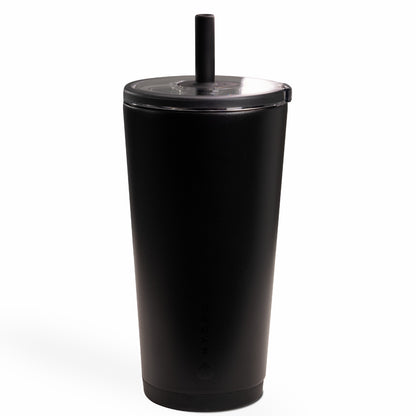 HydroJug | Everyday Tumbler 20oz - Ceramic-Lined Insulated Tumbler with Straw – Black