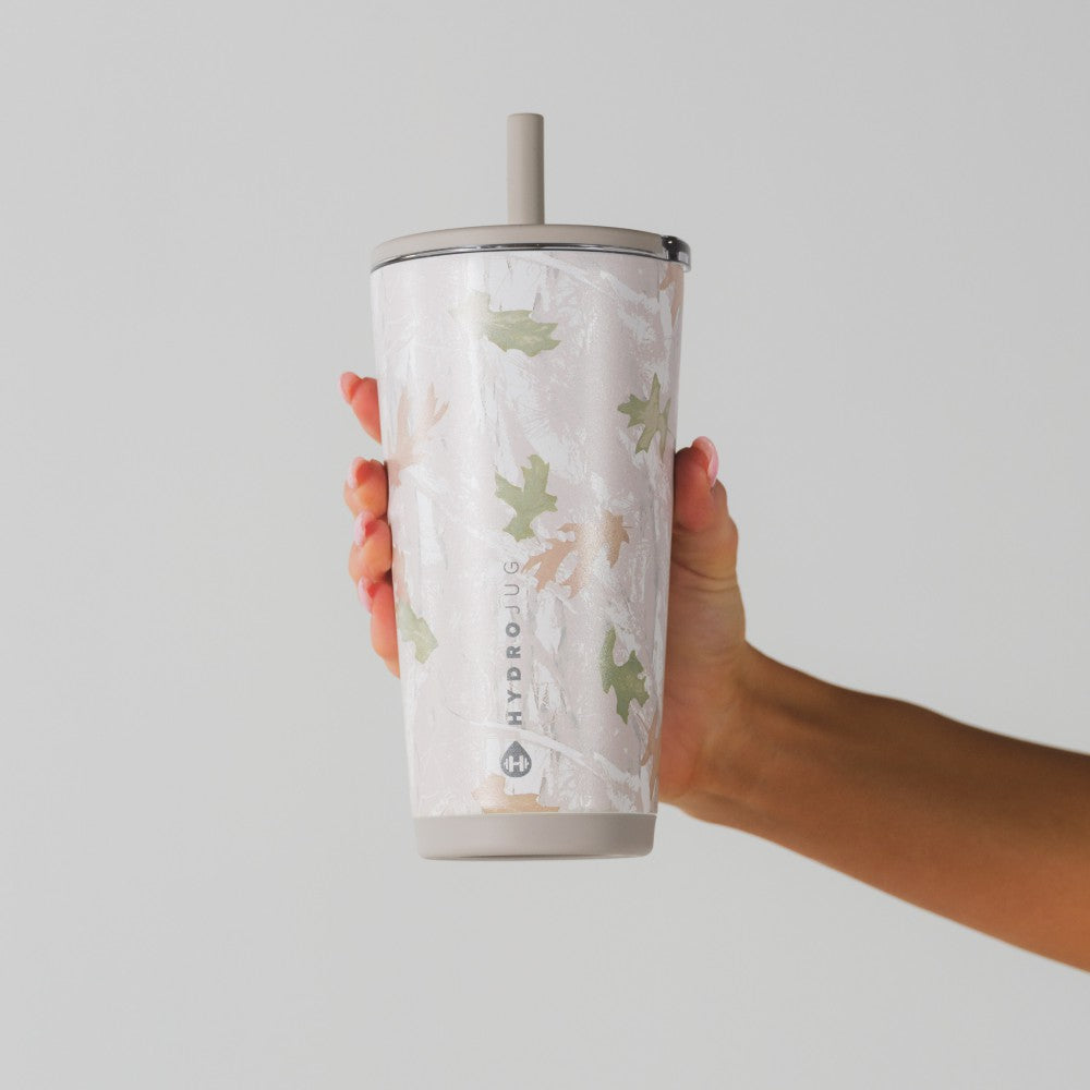 HydroJug | Everyday Tumbler 20oz - Ceramic-Lined Insulated Tumbler with Straw – Camo