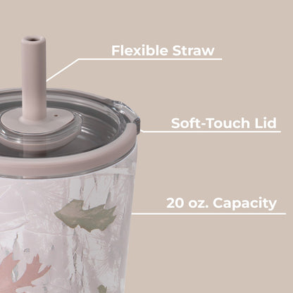HydroJug | Everyday Tumbler 20oz - Ceramic-Lined Insulated Tumbler with Straw – Camo