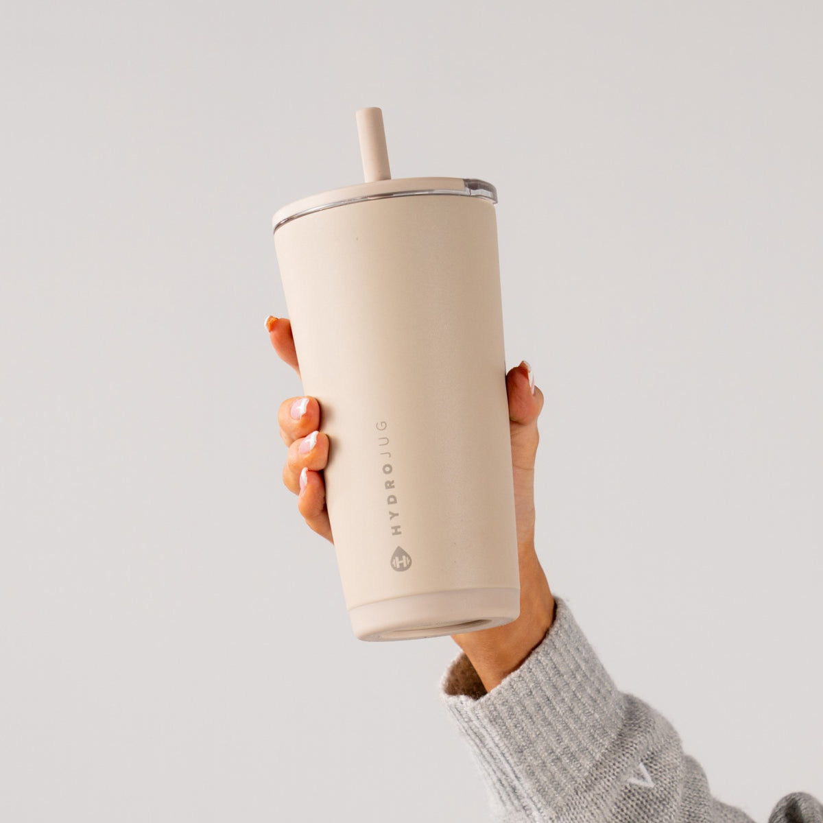 HydroJug | Everyday Tumbler 20oz - Ceramic-Lined Insulated Tumbler with Straw – Dune