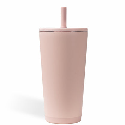 HydroJug | Everyday Tumbler 20oz - Ceramic-Lined Insulated Tumbler with Straw – Dusty Rose