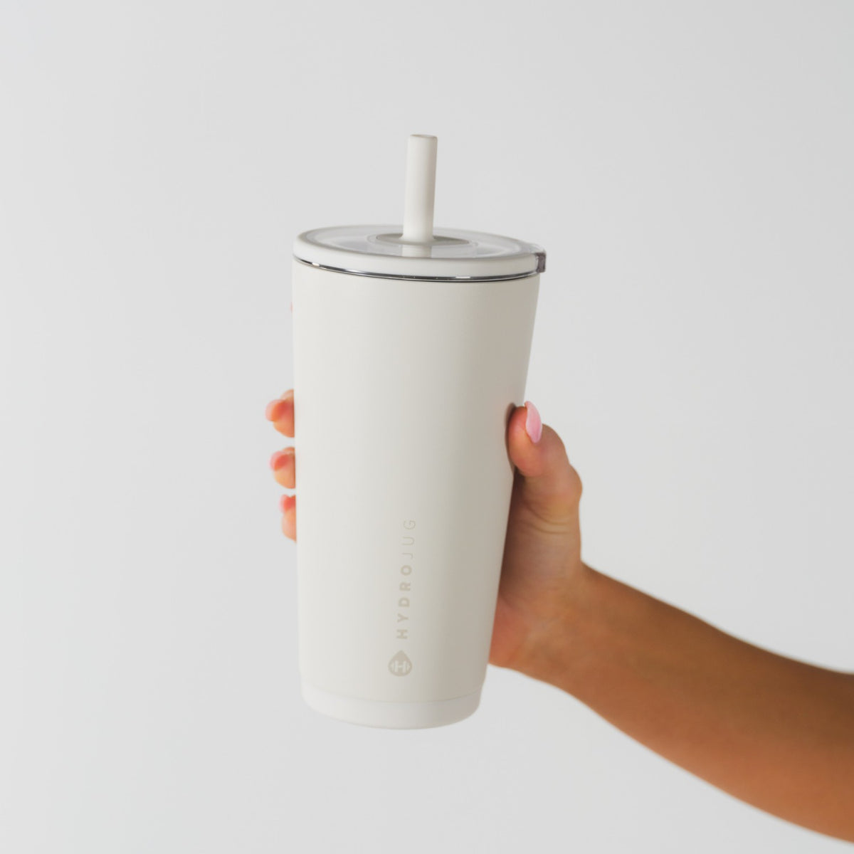 HydroJug | Everyday Tumbler 20oz - Ceramic-Lined Insulated Tumbler with Straw – Linen