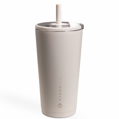 HydroJug | Everyday Tumbler 20oz - Ceramic-Lined Insulated Tumbler with Straw – Linen