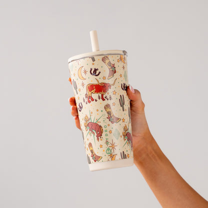 HydroJug | Everyday Tumbler 20oz - Ceramic-Lined Insulated Tumbler with Straw – Rodeo