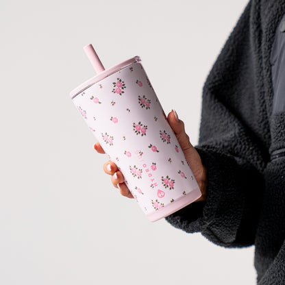 HydroJug | Everyday Tumbler 20oz - Ceramic-Lined Insulated Tumbler with Straw – Wildrose
