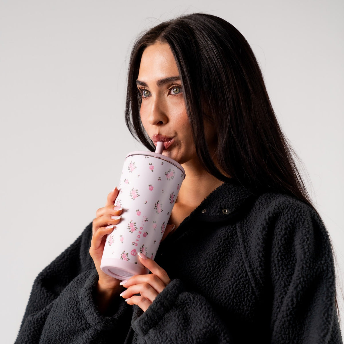 HydroJug | Everyday Tumbler 20oz - Ceramic-Lined Insulated Tumbler with Straw – Wildrose