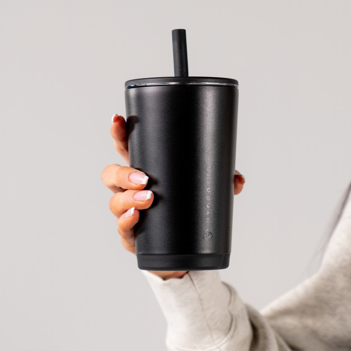 HydroJug | Everyday Tumbler 14oz - Ceramic-Lined Spill-Free Kids Tumbler – Black