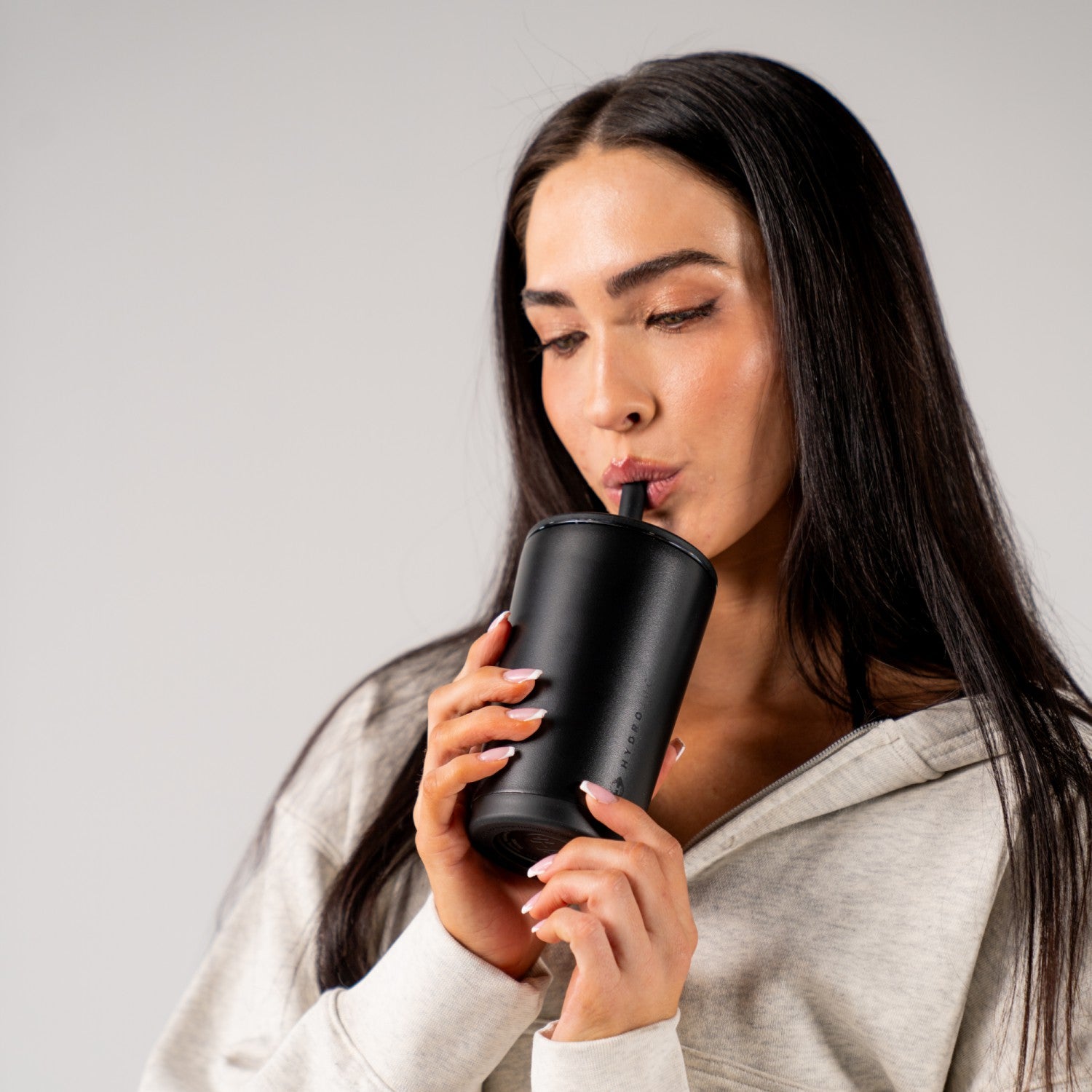 HydroJug | Everyday Tumbler 14oz - Ceramic-Lined Spill-Free Kids Tumbler – Black